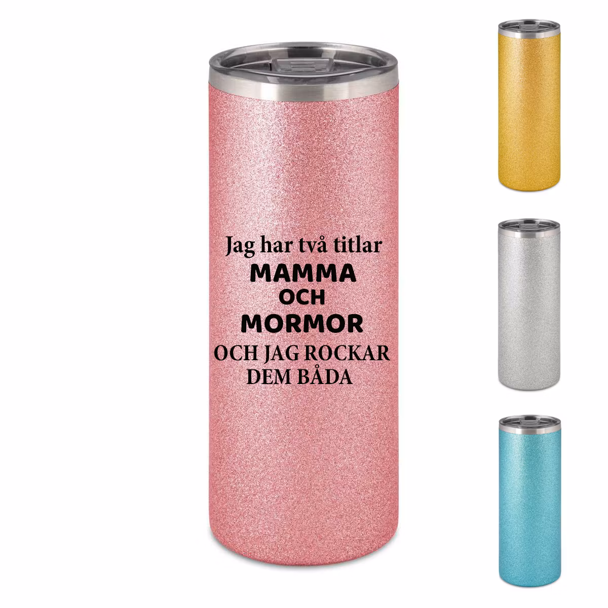 Glittrig Termosmugg Flera titlar