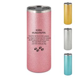 Glittrig Termosmugg Kära hund...1