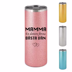 Glittrig Termosmugg Mamma Dotter