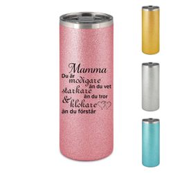 Glittrig Termosmugg Mamma