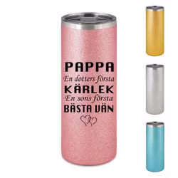 Glittrig Termosmugg Pappa Son/dotter