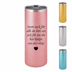 Glittrig Termosmugg Stort tack