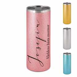 Glittrig Termosmugg Typsnitt 3 + text