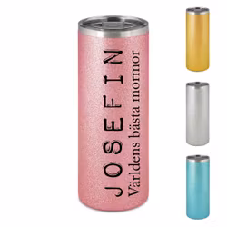 Glittrig Termosmugg Typsnitt 5 + text