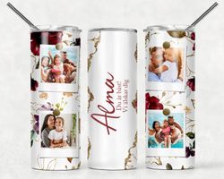 Tumblermugg Blommor + foton