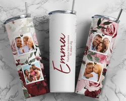 Tumblermugg Blommor + foton 2