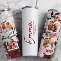 Tumblermugg Blommor + foton 2