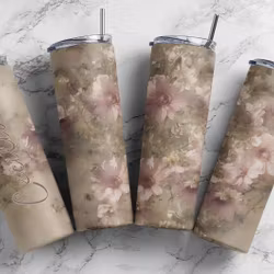 Tumblermugg Blommor #25