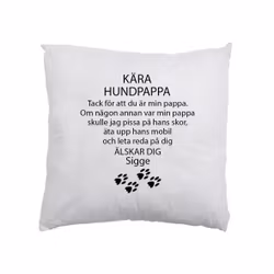 Mjukt Kuddfodral Kära hund...Alt 3