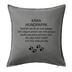 Kuddfodral Kära hund...Alt 1