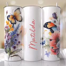 Tumblermugg Blommor #36