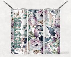 Tumblermugg Blommor #39 namn/ord + text