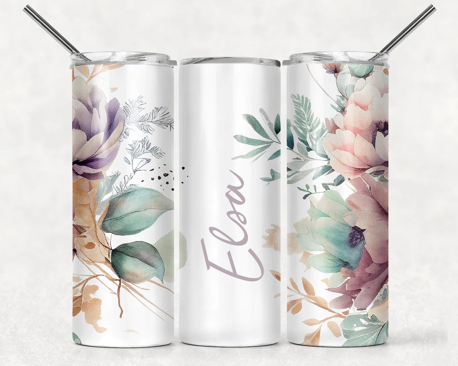 Tumblermugg Blommor #40