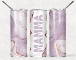 Tumblermugg Lila namn/ord + text