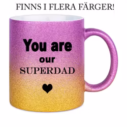 Glittermugg Super