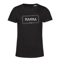 T-shirt Dam – ”Dubbelruta med årtal” Personlig Design