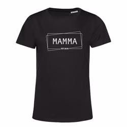 T-shirt Dam – ”Dubbelruta med årtal” Personlig Design