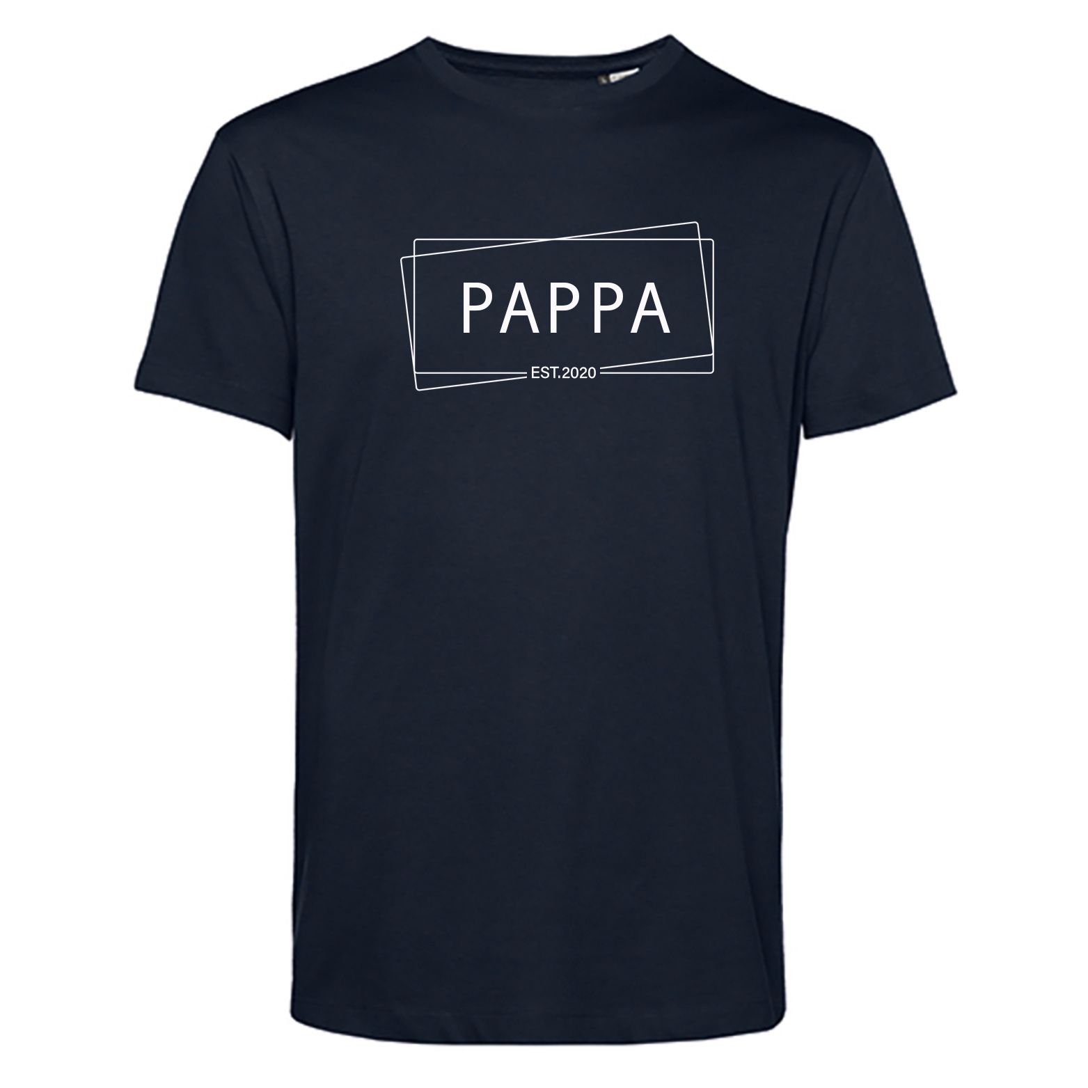 T-shirt Herr – ”Dubbelruta med årtal” Personlig Design