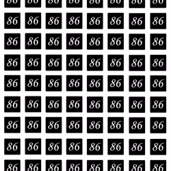 Storleksark med kvadrater