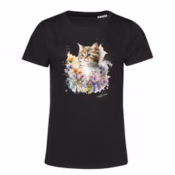 T-shirt Dam - Kattunge