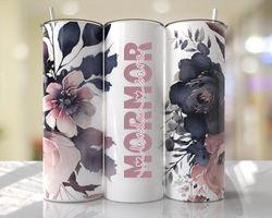 Tumblermugg Blommor #43 namn/ord + text