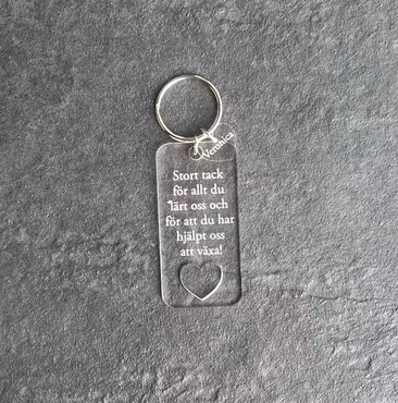 Nyckelring Stort tack