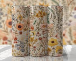 Tumblermugg Blommor #45