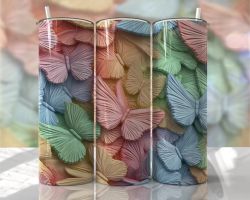 Tumblermugg 3D fjäril