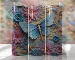 Tumblermugg 3D fjäril #2