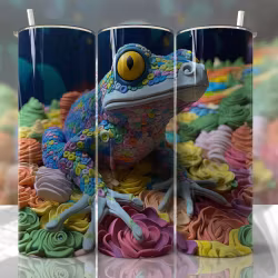 Tumblermugg 3D groda