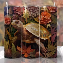 Tumblermugg 3D sköldpadda