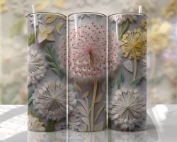 Tumblermugg 3D maskros