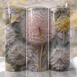 Tumblermugg 3D maskros
