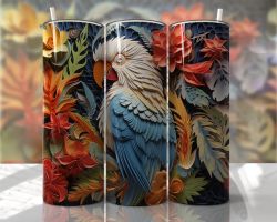 Tumblermugg 3D örn #2