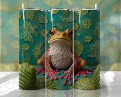Tumblermugg 3D groda #2