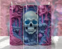 Tumblermugg 3D skalle