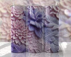Tumblermugg 3D blommor #15