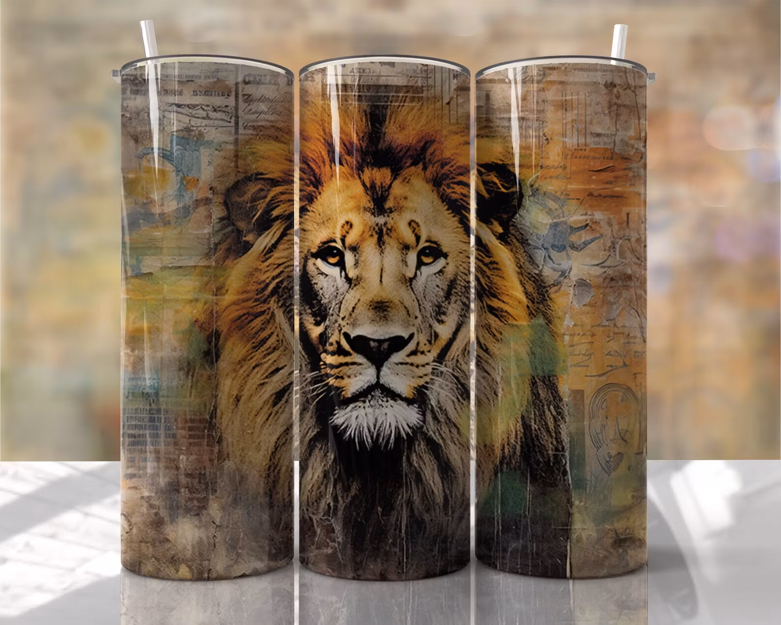 Tumblermugg Lejon