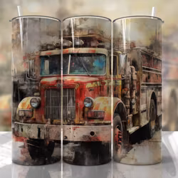 Tumblermugg Brandbil