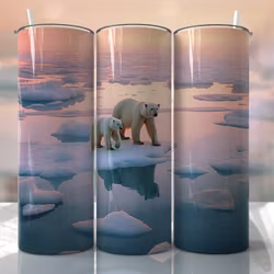 Tumblermugg Isbjörnar