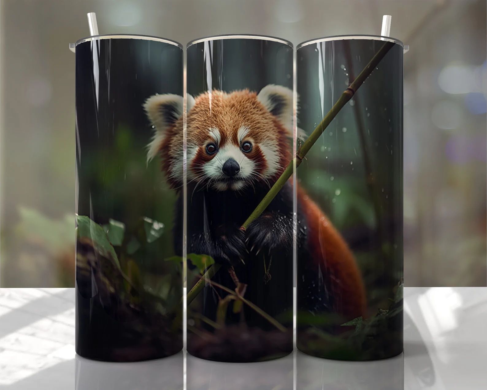 Tumblermugg Röd panda