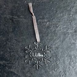 Snöflinga med namn