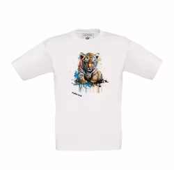 T-shirt med Tigerunge