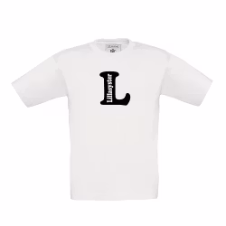 T-shirt med stor bokstav