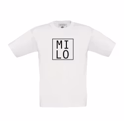 T-shirt med valfritt namn i ruta