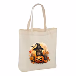 Halloween Tygkasse Stor bred botten #1
