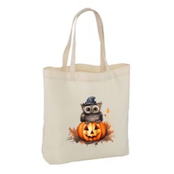 Halloween Tygkasse Stor bred botten #7