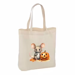 Halloween Tygkasse Stor bred botten #9