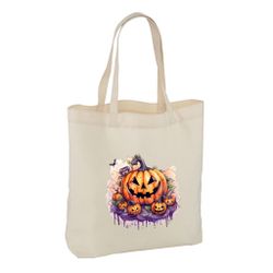 Halloween Tygkasse Stor bred botten #15