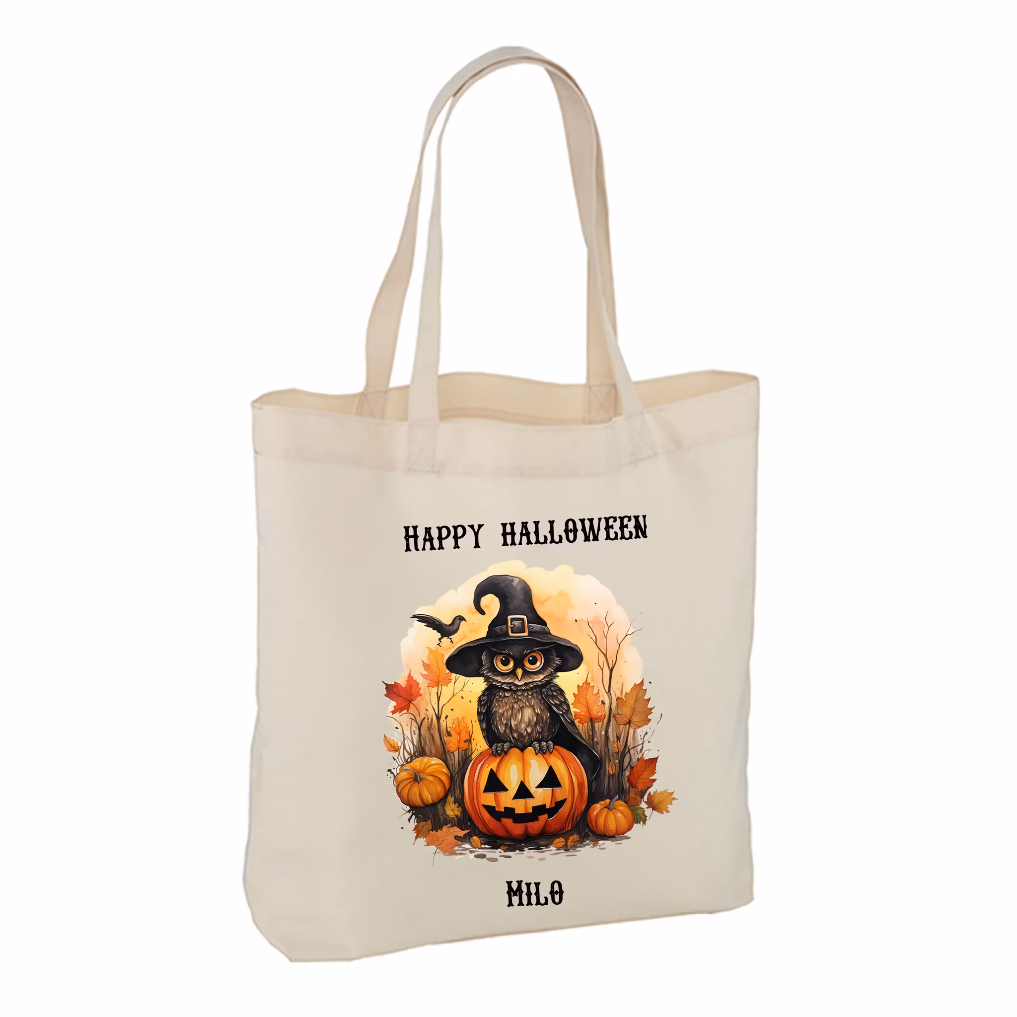 Halloween Tygkasse Stor bred botten #2